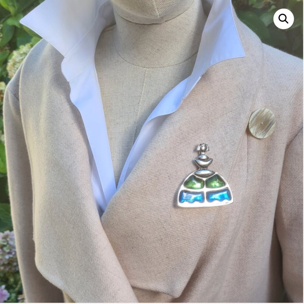 1 Para Mi Menina Velázquez Silver Plated Brooch NWT